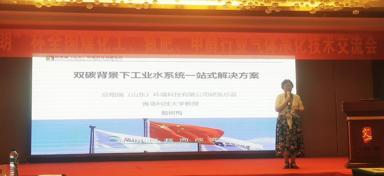 欣格瑞受邀出席“2023全國(guó)煤化工、氮肥、甲醇行業(yè)氣體凈化技術(shù)交流會(huì)”